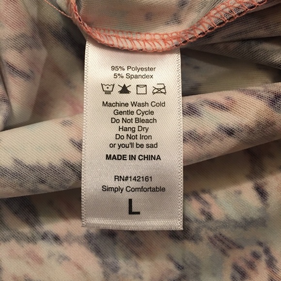 LuLaRoe Tank Top brown and blue - Picture 2 of 6